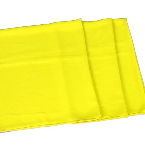 LMVERNA Solid Color Bubble Chiffon Scarf for Women Fashion Soft Hijab Long Scarfs Wrap Scarves - color: Yellow
