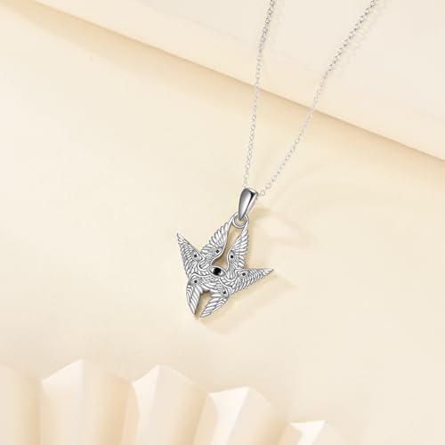 Seraphim Jewelry Set 925 Sterling Silver Guardian Angel Seraph Pendant Angel Wings Jewelry Christian Gifts for Women Men - color: Seraphim necklace