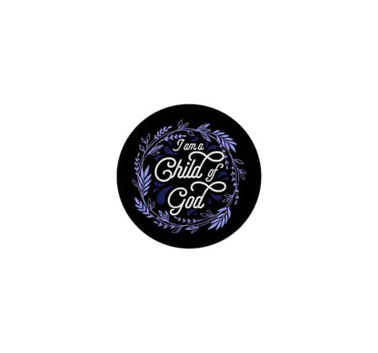 Christian Inspirational Art Pop Socket - I Am A Child Of God PopSockets Adhesive PopGrip - style: Adhesive PopGrip