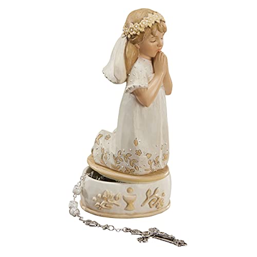6" Girl First Communion Keepsake Box