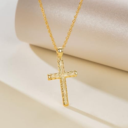 Cross Necklace for Women 14K Gold Cross Necklaces for Women