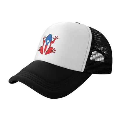 MOLAIGIN Trucker Hat, Adjustable Snapback Hat, Baseball Cap for Men Women, Breathable Mesh for Casual Wear - color: Black19