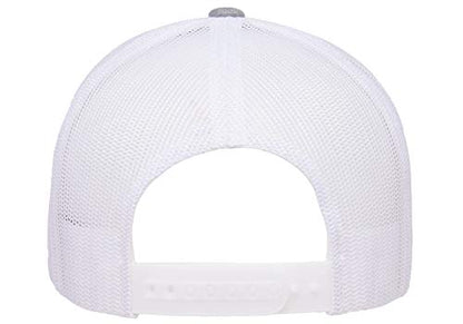 Yupoong Yp Classics Retro Trucker Cap - color: Heather/White, size: One Size, style: Single