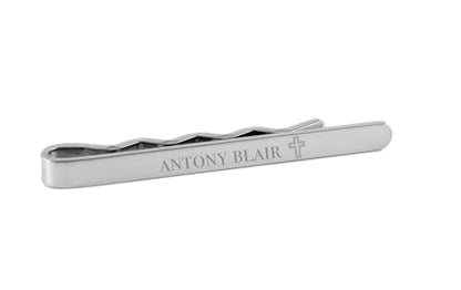 Cherished Moments Personalized First Communion Tie Bar, Silver Tone