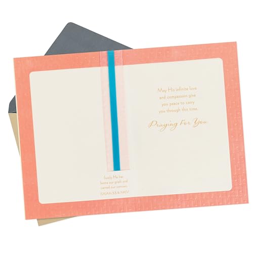Hallmark DaySpring Religious Sympathy Card (God is Near) - size: 5 inches x 7.2 inches, style: God is Near