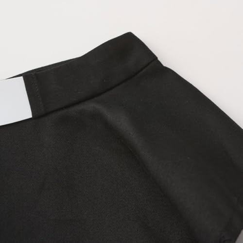 2pcs in Pack Unisex Clergy Black Tab Collar Clerical Bib Collar with Insert White Tab