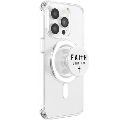 John 3:16 3 16 Faith - God Jesus Quote Christian PopSockets PopGrip for MagSafe - style: Magnetic PopGrip