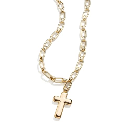 BaubleBar - Cross Pendant Necklace - color: Hope Necklace