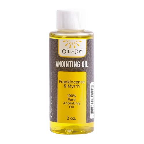 Swanson Christian Products Frankincense and Myrrh Anointing Oil 2 Oz 100% Pure Anointing Oil for Prayers by Oil of Joy