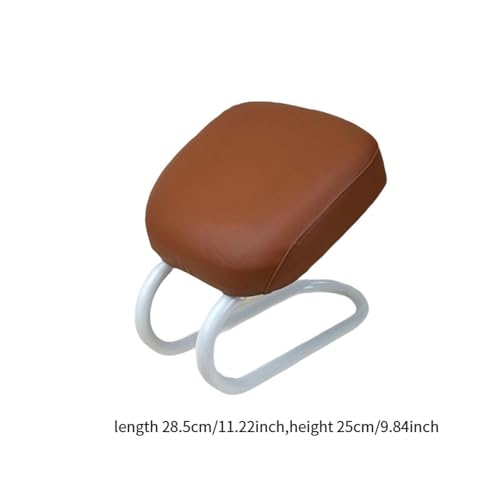Colaxi Meditation Stool for Adults, Meditation Bench Kneeling Stool, Ergonomic Portable Chair with Anti Slip Cover, Adjustable Prayer Bench Seat for Home Studio Praying Yoga, Style D Brown - color: Style D Brown