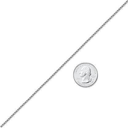 FOSIR Mens Chain Necklaces, Stainless Steel Rolo Chain Necklace for Men and Women, Silver Tone Box Chains for Men, Wide 2/3/4/5mm - size: 18.0 Inch long, style: 2mm-stainless steel