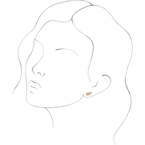 14k Yellow Gold Angel Wing Earrings Dazzling