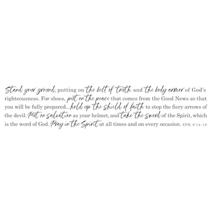 Lighthouse Christian Products Inspirational Coffee Cup Drinking Mug, 19 Ounce Ceramic, Armor of God
