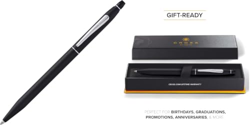 Cross Click Classic Black Selectip Ballpoint Pen,Black ink - color: Black