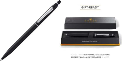 Cross Click Classic Black Selectip Ballpoint Pen,Black ink - color: Black