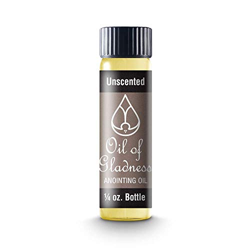 Oil of Gladness Unscented Anointing Oil - Oil for Daily Prayer, Ceremonies, and Blessings - 1/4 oz - size: 1/4 Ounce