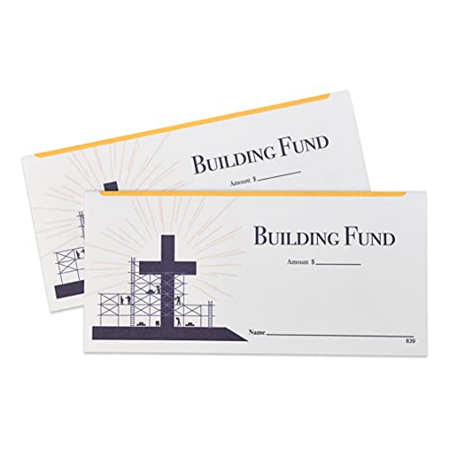 Building Fund Envelopes, 3" x 6 5/16", 500 Count