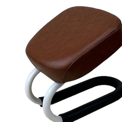 Colaxi Kneeling Meditation Stool Adjustable Birthday Gift Anti Slip Comfortable Seat Prayer Stool for Yoga Praying Home Women, Style A Brown - color: Style a Brown