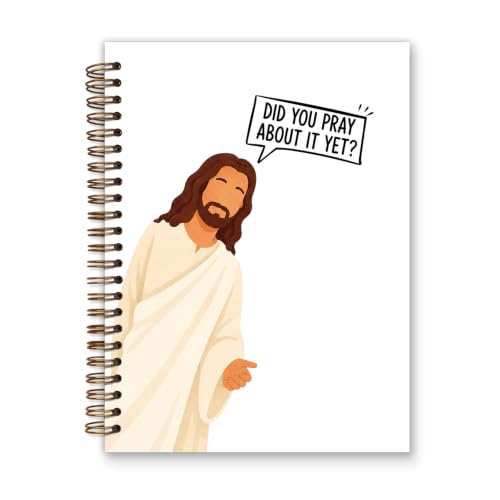 Jesus Spiral Notebook Journal,Funny Office School Supplies,5.5×8.3 - color: 001-jesus