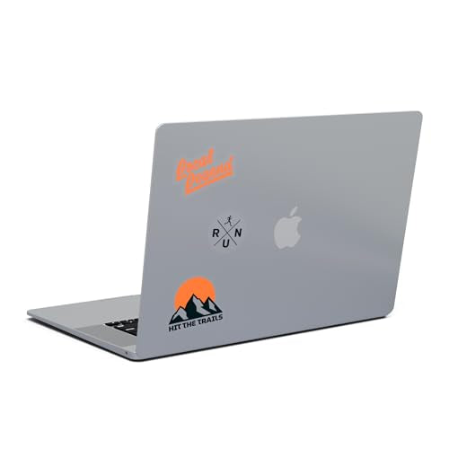Running Stickers 34 Pack for Water Bottle, Laptop, Marathon and Track - style: Modern