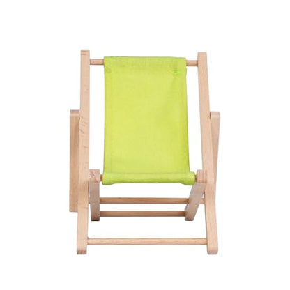 Foldable Wooden Cell Phone Stand, Phone Holder for Desk - color: Yellowish green