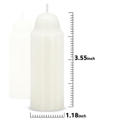 Emergency Candles for Lanterns Long Burning 15 Hour White 20 Pack