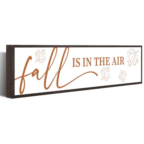 Fall Wall Decoration, Fall Is in the Air Sign Rustic Farmhouse Home Decor - color: Fall Sign 7