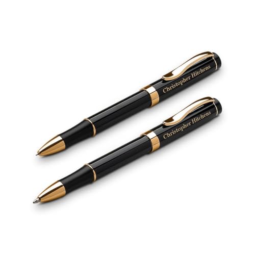 Executive Gift Shoppe | Personalized Ballpoint Pen & Pencil Set in Rosewood Box with Custom Engraving