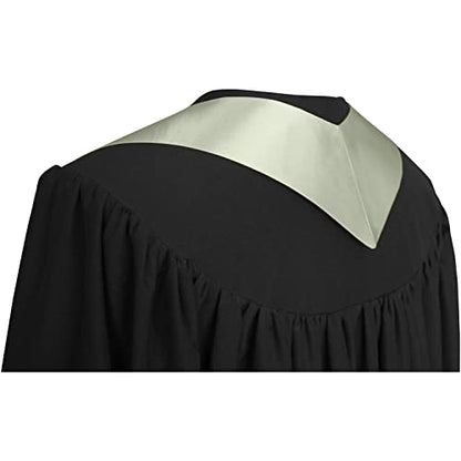 Premium Choir Traditional Stole - Solid Color - Satin - Unisex - color: Cream