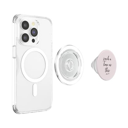 Christian Bible Verse for Women Light Pink Esther 4 14 PopSockets PopGrip for MagSafe - style: Magnetic PopGrip