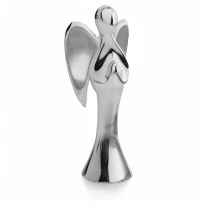 Nambe Angel Figurine | 5 Inch Miniature Nativity Holiday Figurine | Beautiful Symbol for Christmas Home Décor | Made of Metal Alloy | Designed by Alvaro Uribe - style: Angel