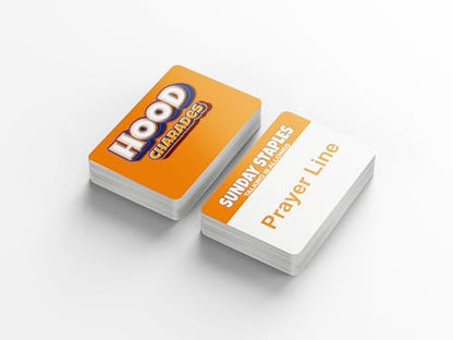 Hood Charades : Praise Break Edition Gospel Church Party Card Game, Act It Out & Talk It Out Challenges that spark laugh out loud rounds at game night, fellowships, reunions, cookouts, and kickbacks