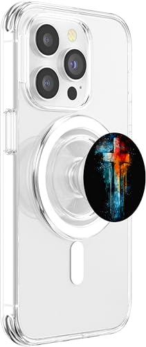 Church Religious Christian Believer Christianity PopSockets PopGrip for MagSafe - style: Magnetic PopGrip