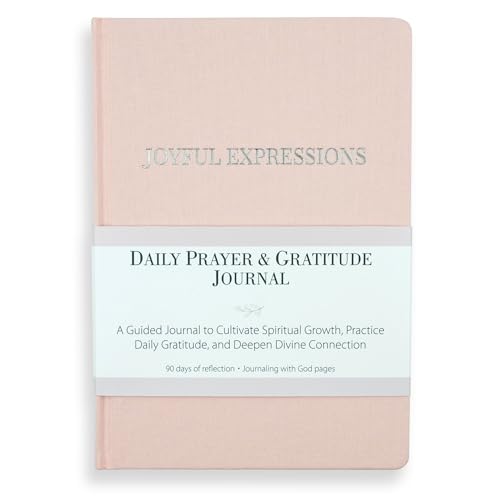 Prayer & Gratitude Journal for Women | 90-Day Christian Devotional with Bible Verses, Guided Prompts, Daily Reflections, Affirmations & Prayer Tracker | Faith-Based Journal for Spiritual Growth - color: Pink