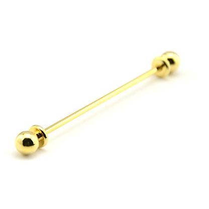 Tie Collar Bar Pin Set for Men Classic Collar Clip Set of 2 - style: Style 2