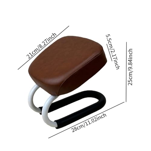 Colaxi Kneeling Meditation Stool Adjustable Birthday Gift Anti Slip Comfortable Seat Prayer Stool for Yoga Praying Home Women, Style A Brown - color: Style a Brown