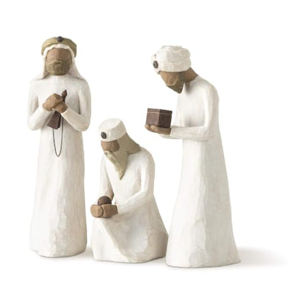 Willow Tree The Three Wisemen, Sculpted Hand-Painted Nativity Figures