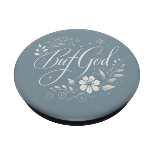 Religious But God Christmas Cell Finger Holder Phone Stand PopSockets Adhesive PopGrip - style: Adhesive PopGrip