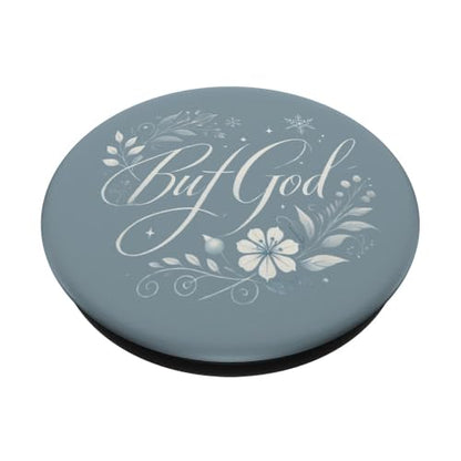 Religious But God Christmas Cell Finger Holder Phone Stand PopSockets Adhesive PopGrip - style: Adhesive PopGrip