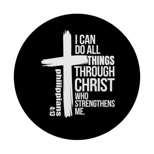 Christian Inspirational Cross Design PopSockets Adhesive PopGrip - style: Adhesive PopGrip