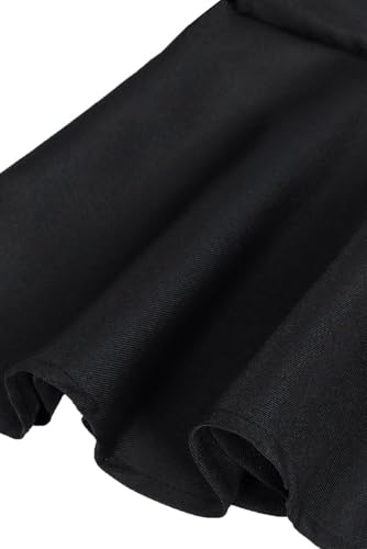 Kids Medieval Monk Robe Hooded Friar Cloak - color: Black, size: Small