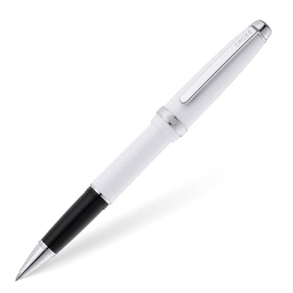Cross Lume Porcelain White Rollerball Pen, Medium Point, Black Ink - color: White