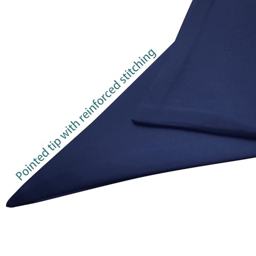 Premium Choir V Stole - Solid Color - Satin - Unisex - color: Navy Blue