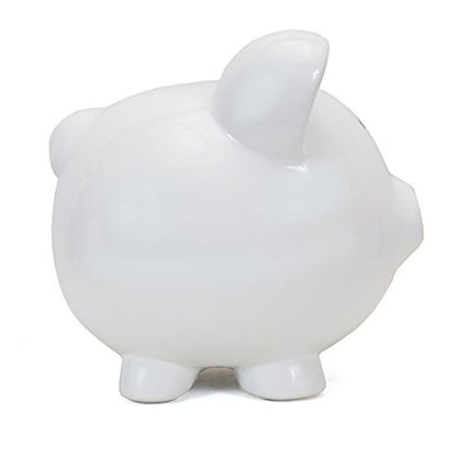 Child to Cherish Ceramic Piggy Bank, White - color: White