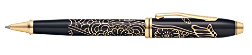 Cross 2018 Townsend Zodiac Year of the Dog Selectip Rollerball Pen with 23KT Gold-Plated Appointments - color: 2018 Year of the Dog - Black, style: Rollerball Pen