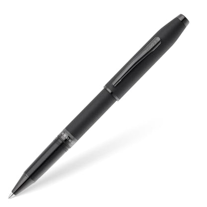 Cross Foundry Matte Black PVD Rollerball Pen, Medium Point, Black Ink - color: Matte Black