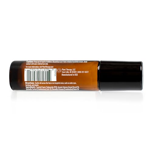 Plant Therapy Frankincense & Argan Facial Serum Roll-On, 10 mL (1/3 oz)