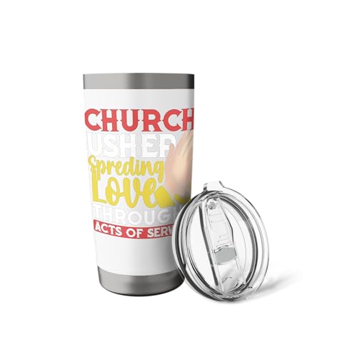 Church Usher Spreading Love Acts of Service Gifts Stainless Steel Insulated Tumbler
