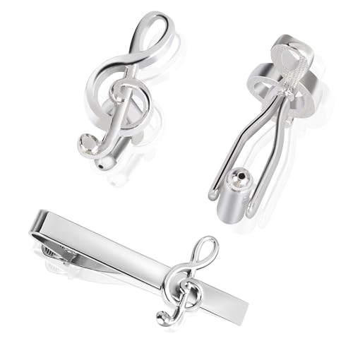 Tie Clips for Men, Tie Clip, Tie Bar, Tie Bars for Men, Silver Tie Tack Pins Unique, Mens Lapel Pins for Suits Shirts, Neck Tie Clasps for Women Boys Dad Father, Jewelry Accessories Gifts for Holiday - color: Silver Tie Clip Set 3