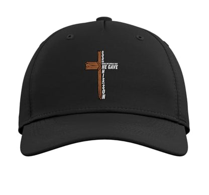 God So Loved The World John 3 16 Christian Men Women Kids Adjustable Baseball Hat - color: Black